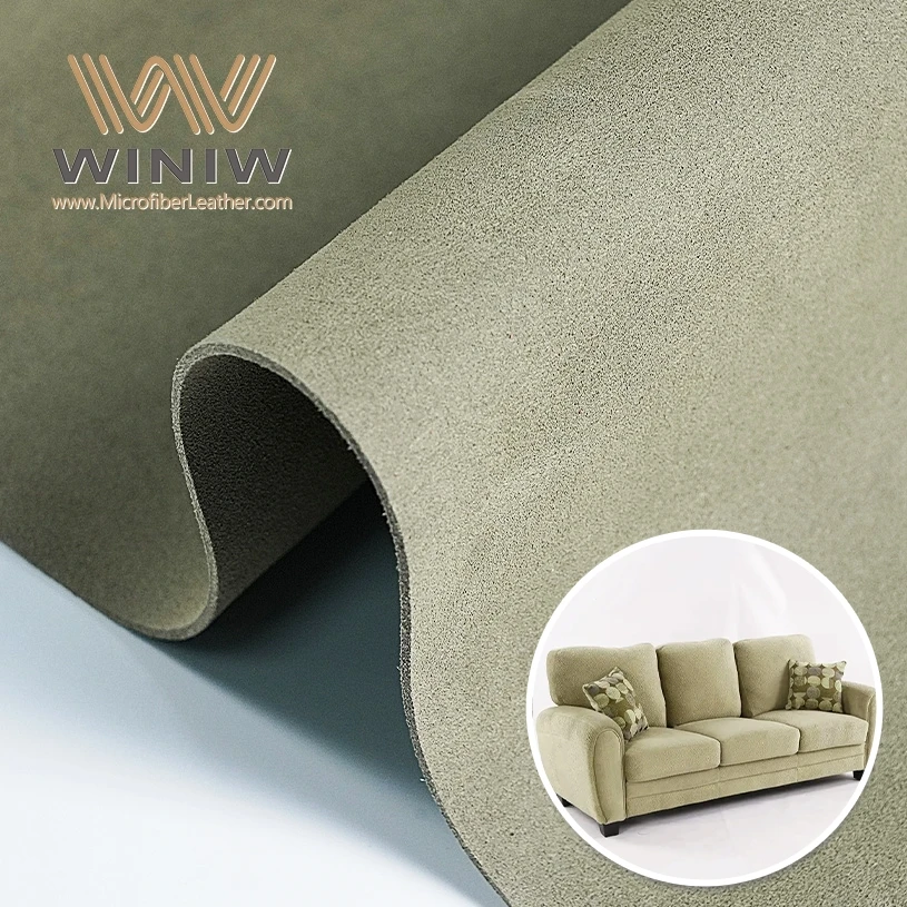 Highly Durable Faux Microfiber Suede Fabric For Upholstery